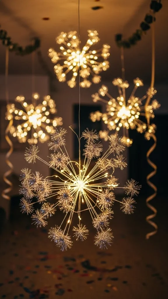 Floating Firework Bursts