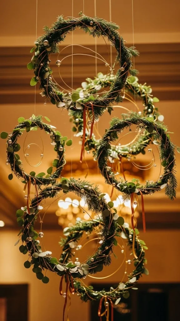 Floating Garland Rings