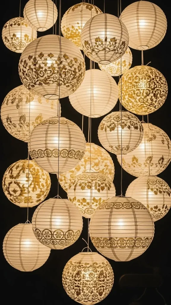 Floating Paper Lanterns