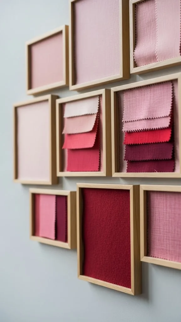 Framed Fabric Swatches