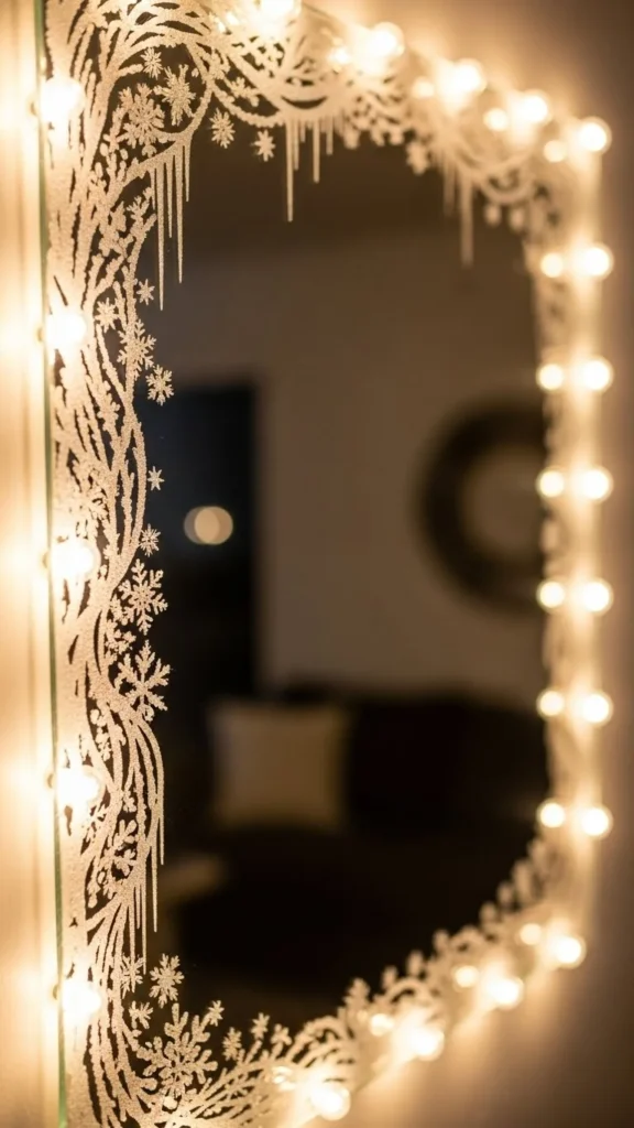 Frosted Mirror Accent