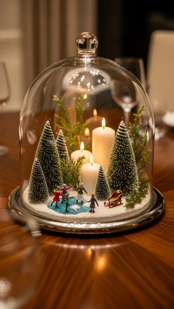 Glass Cloche Centerpiece