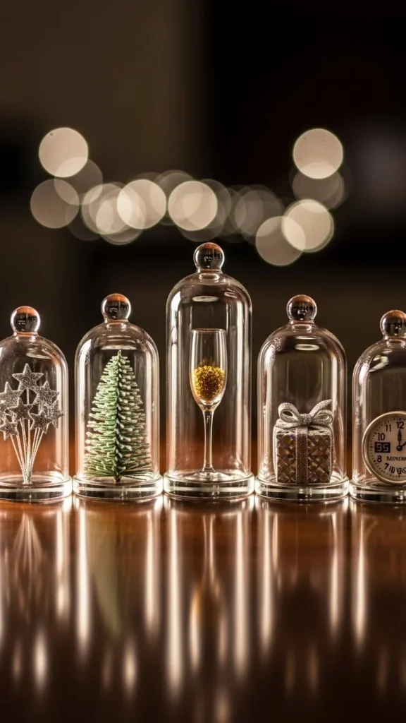 Glass Domes Over Mini Decor