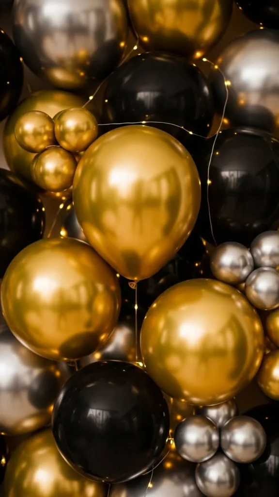 Glitter Balloon Wall