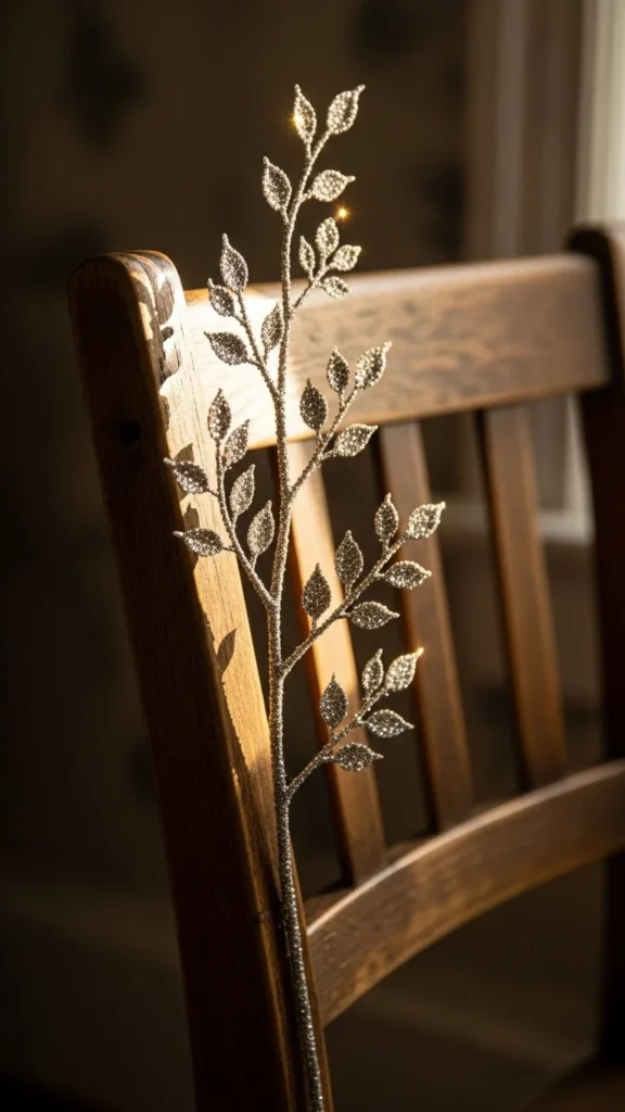 Glittered Branch Accent