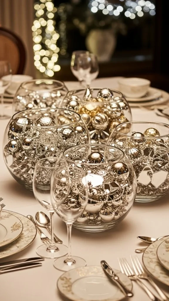 Glittering Centerpiece Bowls