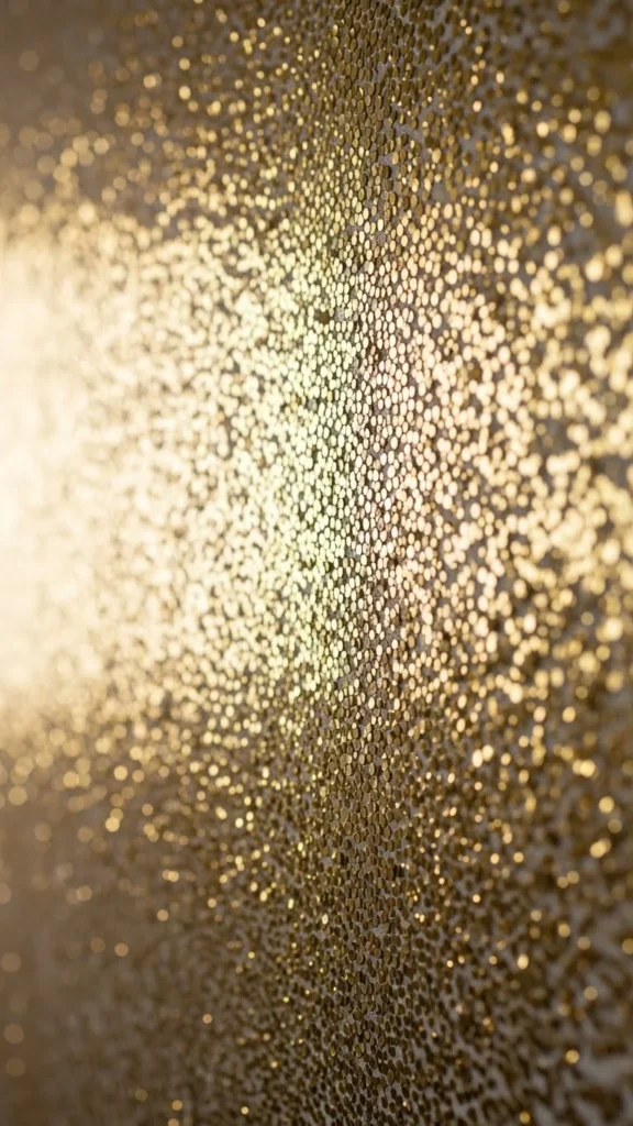 Gold Confetti Explosion Wall