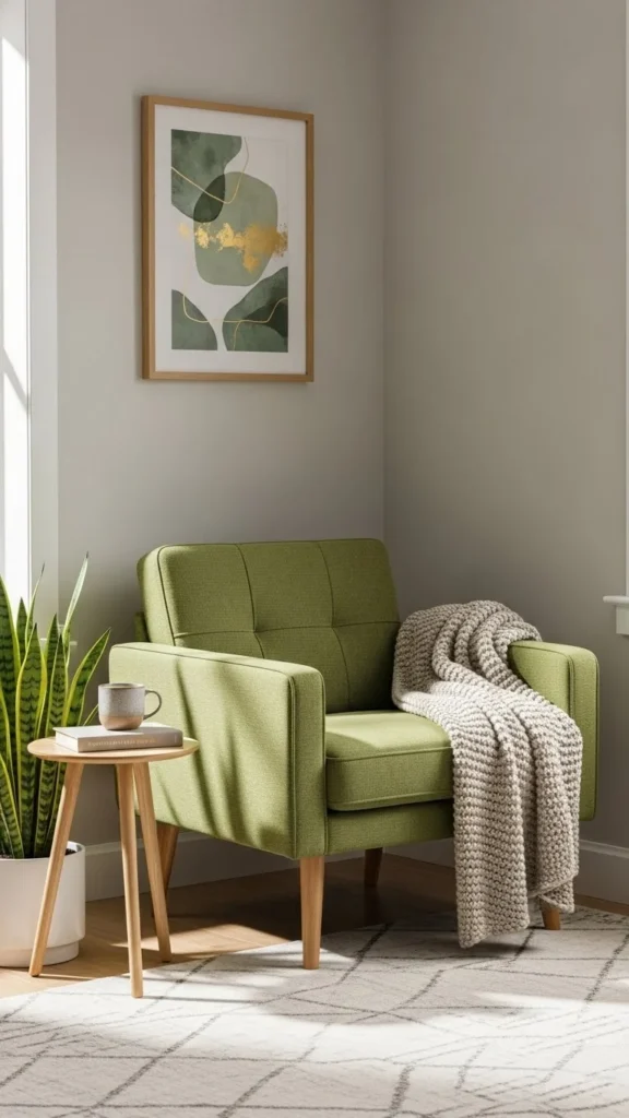 Green Accent Chairs or Stools