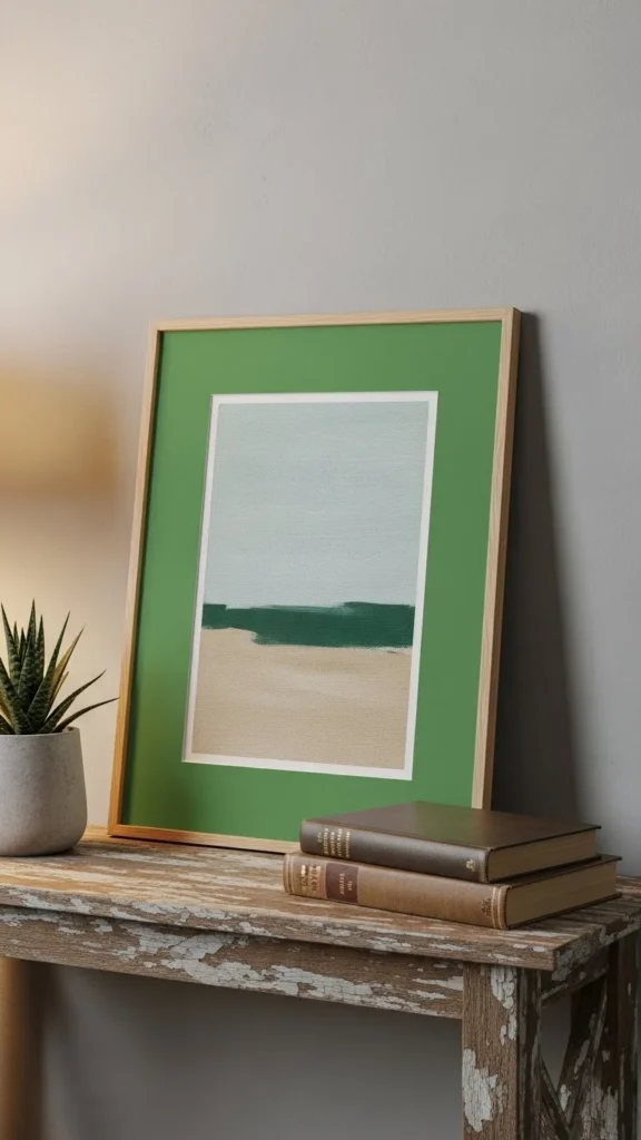 Green Artwork Mat Swap