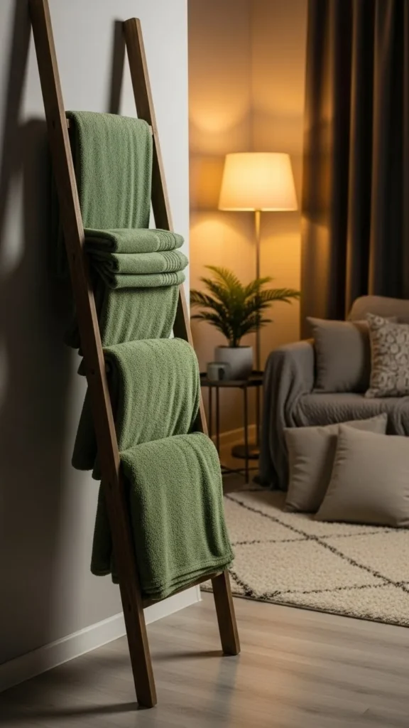 Green Blanket Ladder