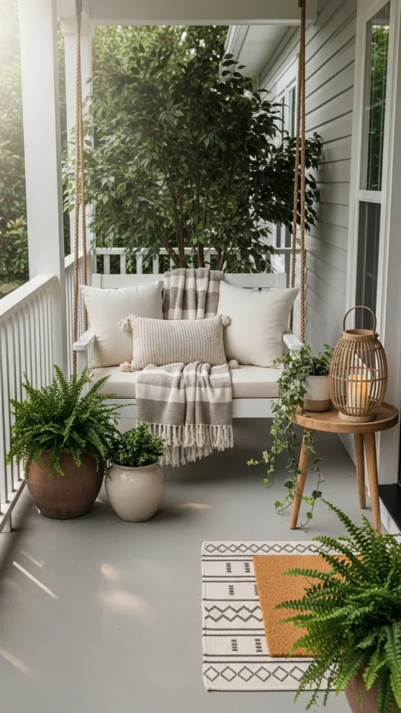 Green Outdoor Porch Pots