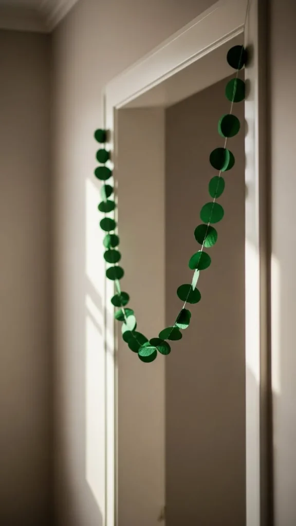 Green Paper Garlands