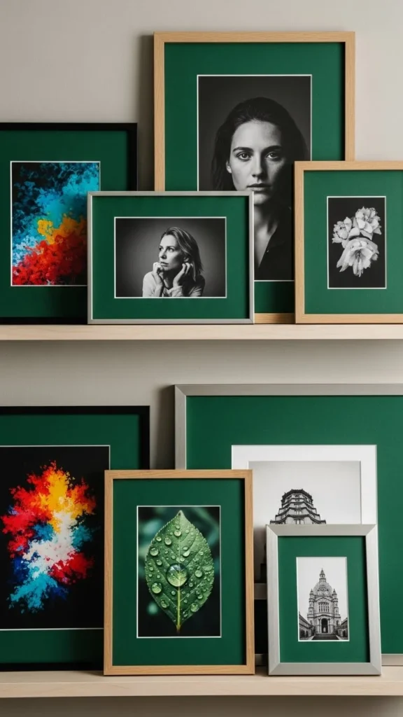 Green Picture Mat Swap