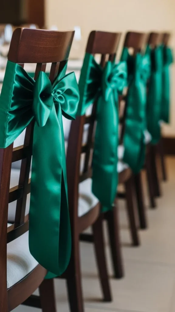 Green Ribbon Chair Details