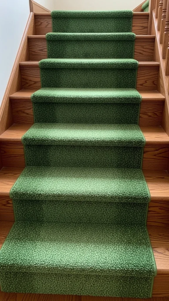 Green Stair Runners or Mats