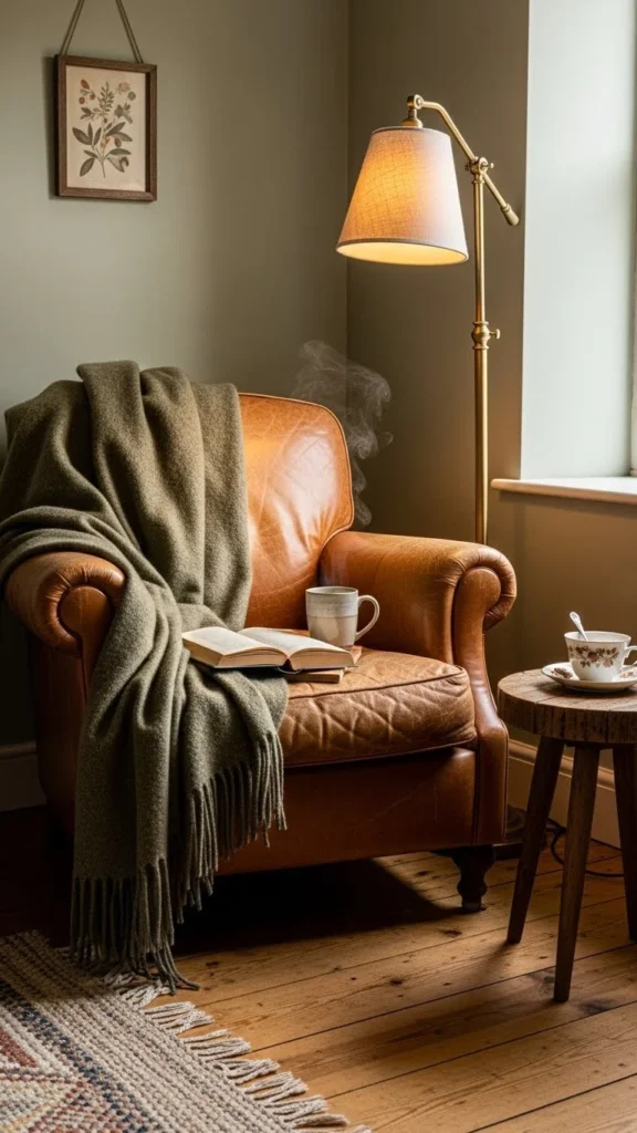 Green Throw Blankets on Chairs