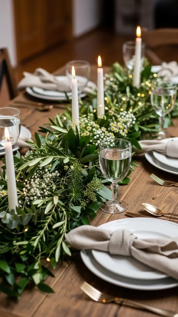 Greenery Table Runner Alternative