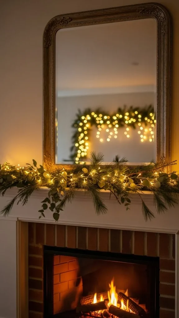 Greenery-Wrapped Mirror