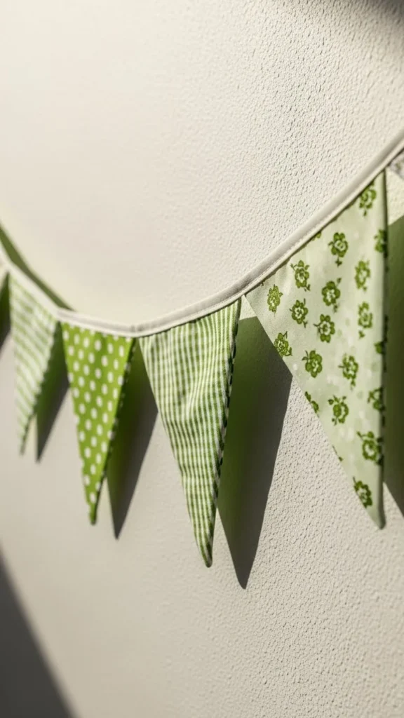 Hand-Sewn Fabric Bunting