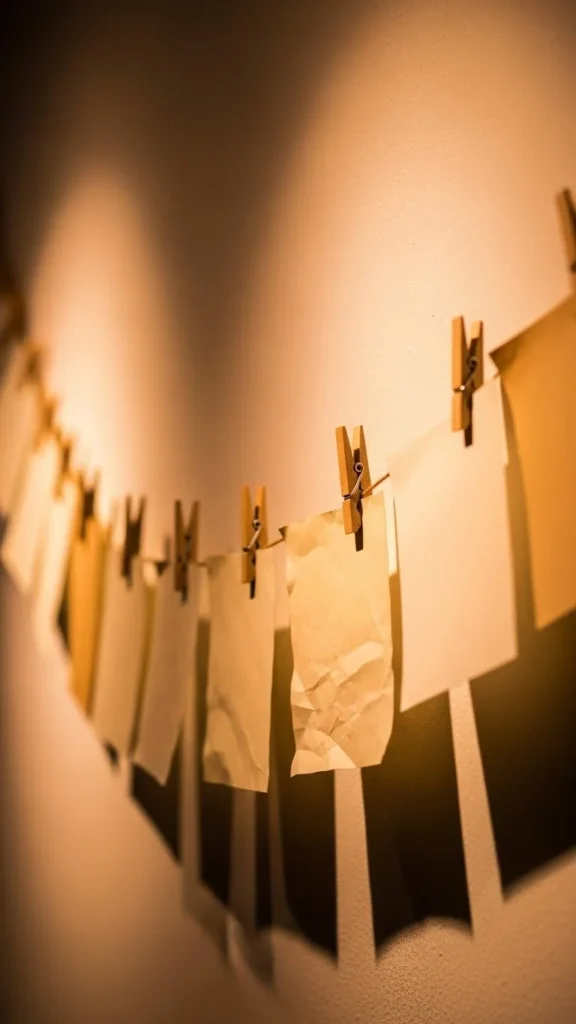 Handwritten Love Note Garland