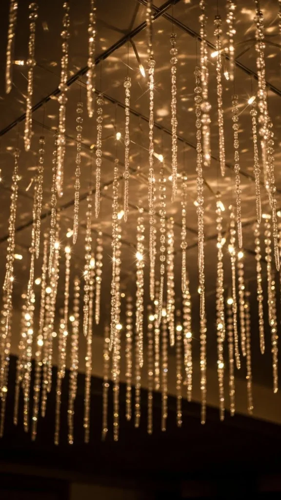 Hanging Crystal Strings
