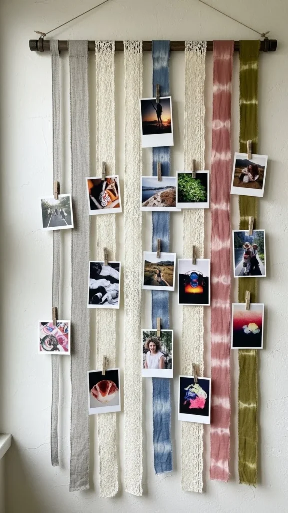 Hanging Rod Photo Display