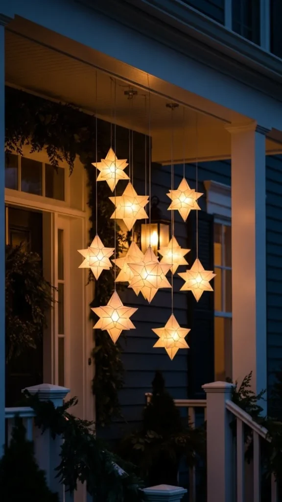 Hanging Star Cluster Above the Entry