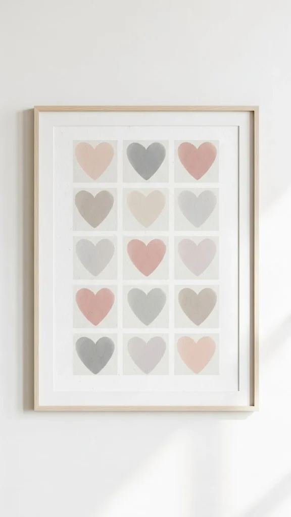 Heart Stencil Wall Art