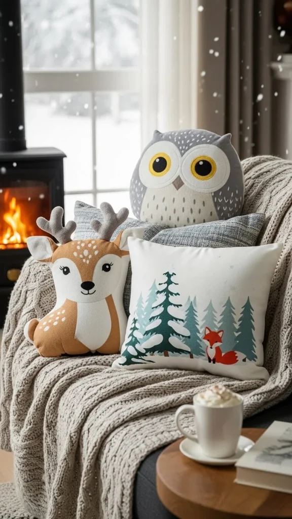 Holiday Animal Pillows