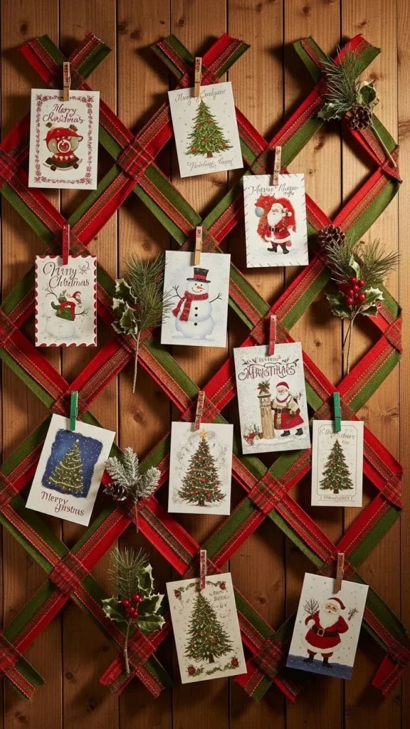 Holiday Ribbon Wall Grid