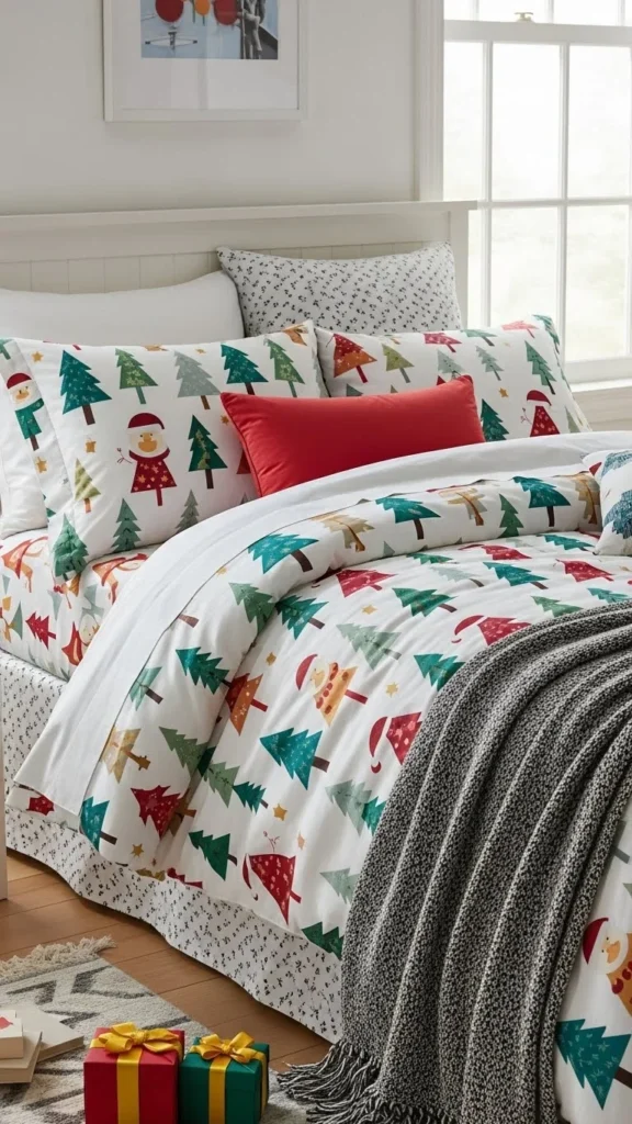 Holiday-Themed Bedding