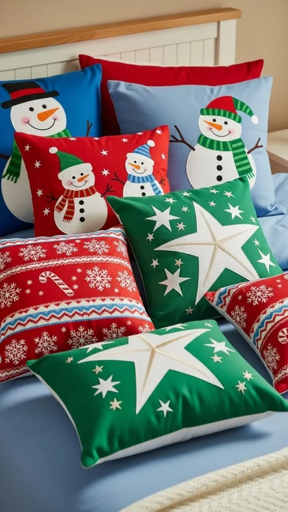 Holiday-Themed Throw Pillows