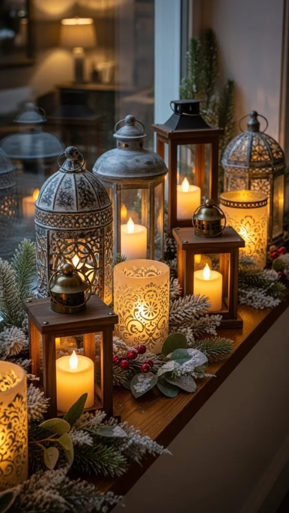 Holiday Window Lanterns