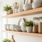 How to Decorate Kitchen Shelves Like a Designer