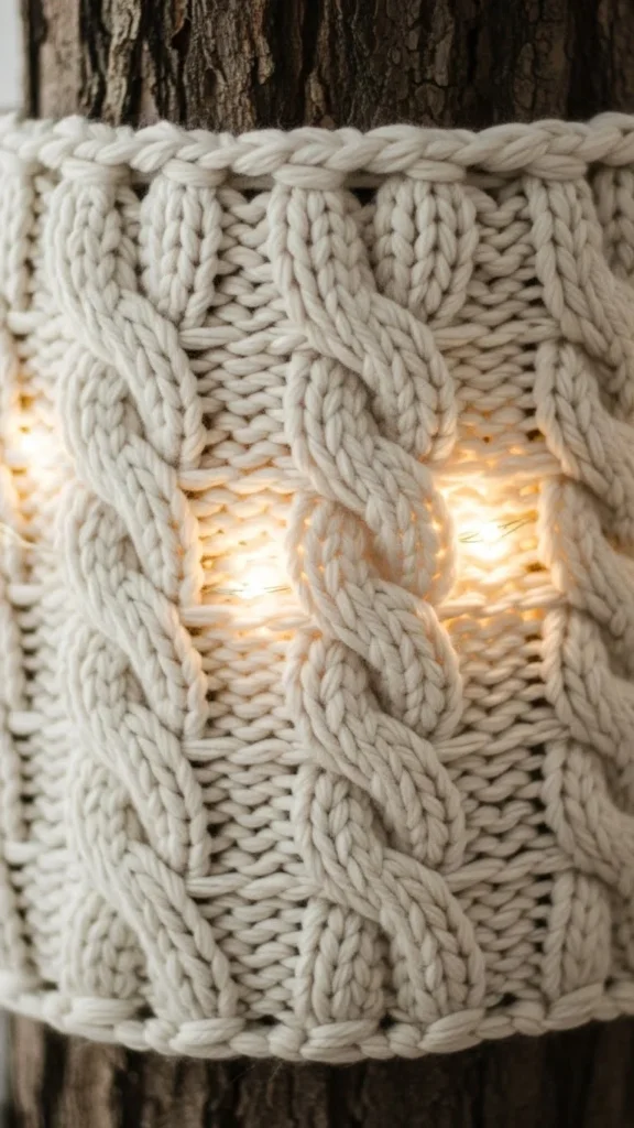 Knit Chunky Sweater Collar