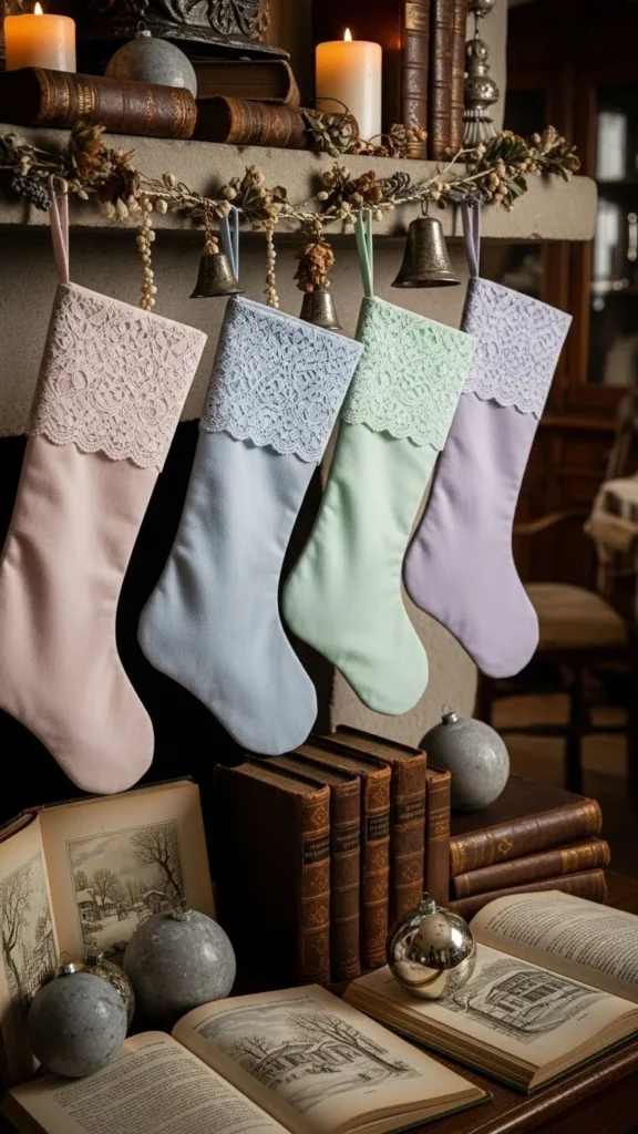 Lace-Trim Vintage Stockings