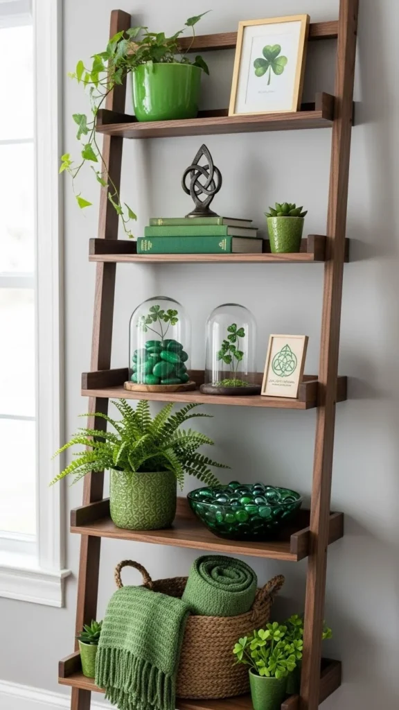 Ladder Shelf with Seasonal Touches