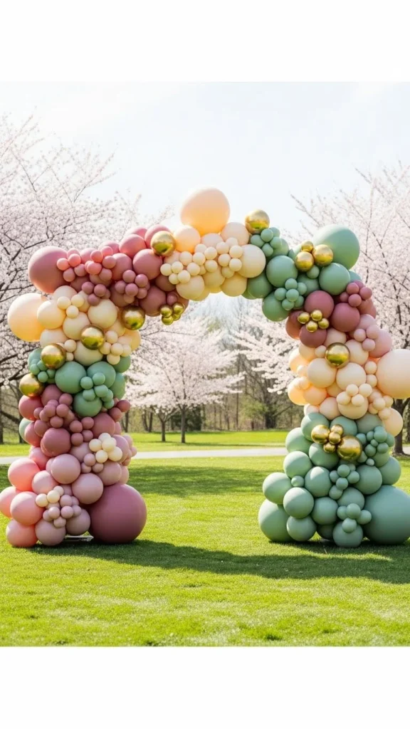 Large-Cluster Organic Arch