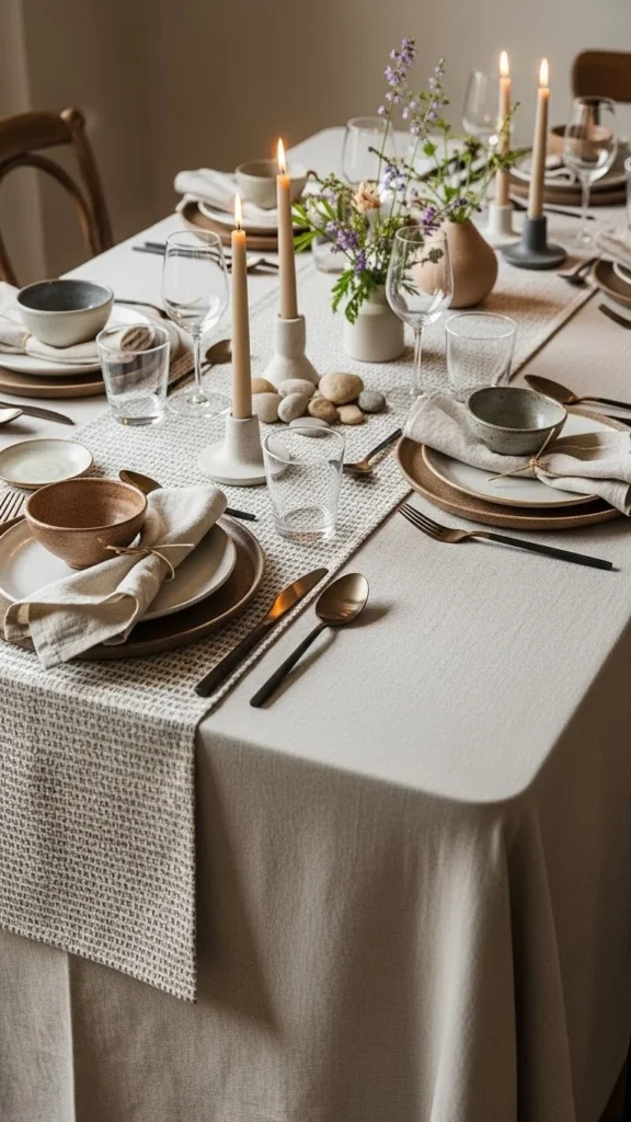 Layered Double Tablecloth Style