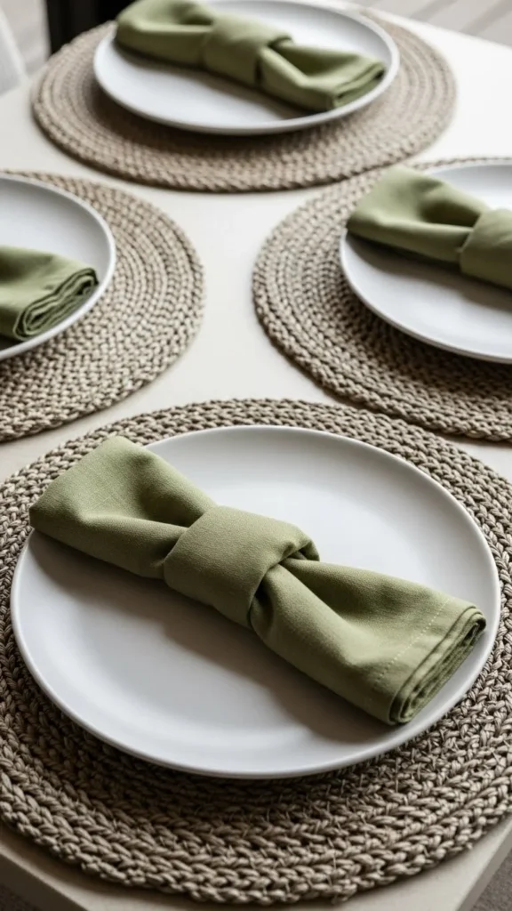 Layered Placemats for Texture