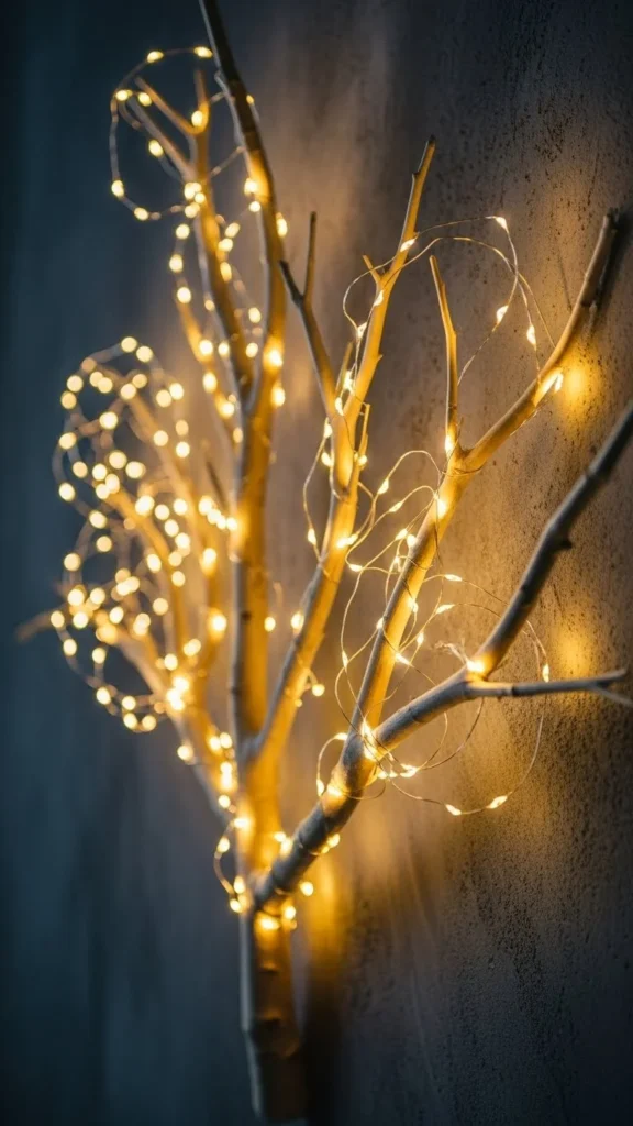 Lighted Branch Wall Art