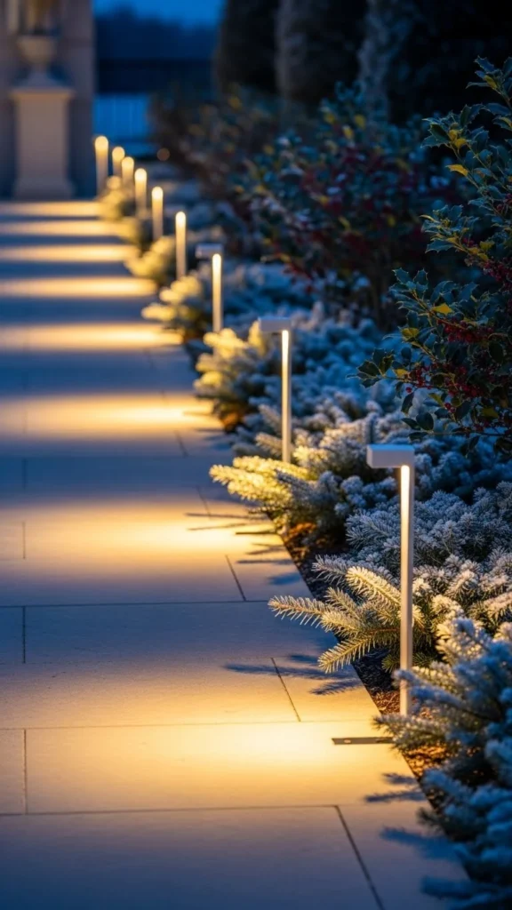 Lighted Pathway Stakes for Nighttime Glow