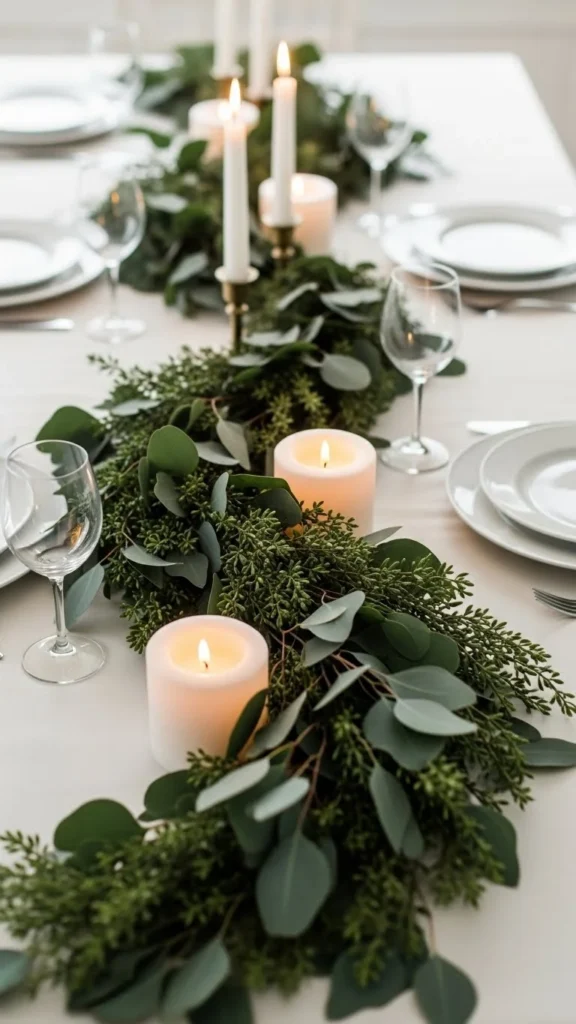 Long Eucalyptus Garland for a Soft Look