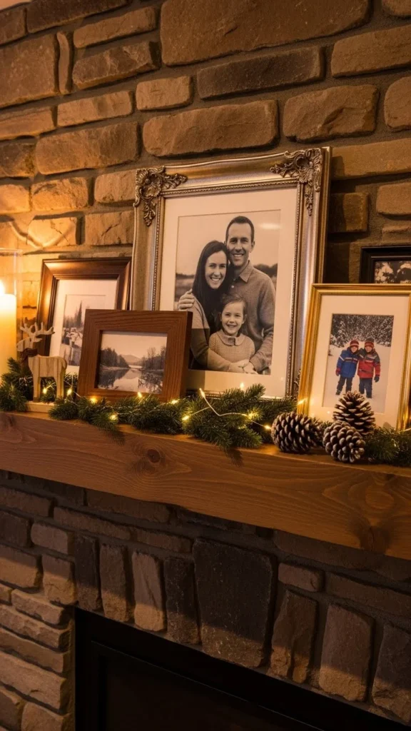 Mantel Photo Moment