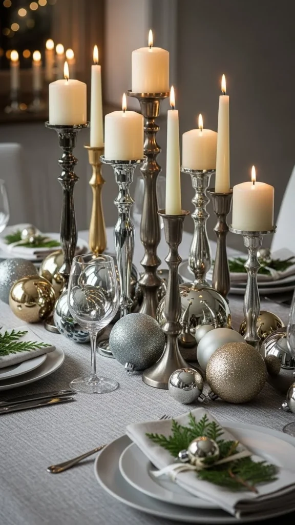 Metallic Accents for Subtle Shine