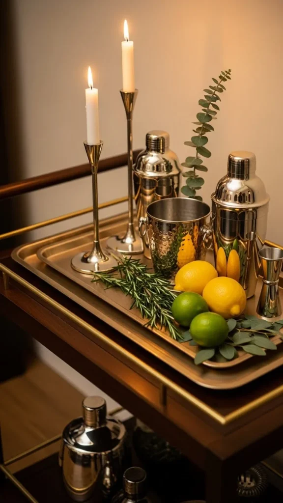 Metallic Accents for a Sleek Shine