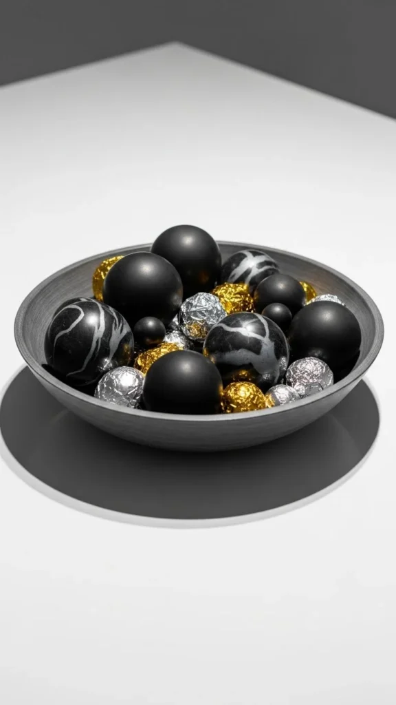 Midnight Black Balloon Bowl