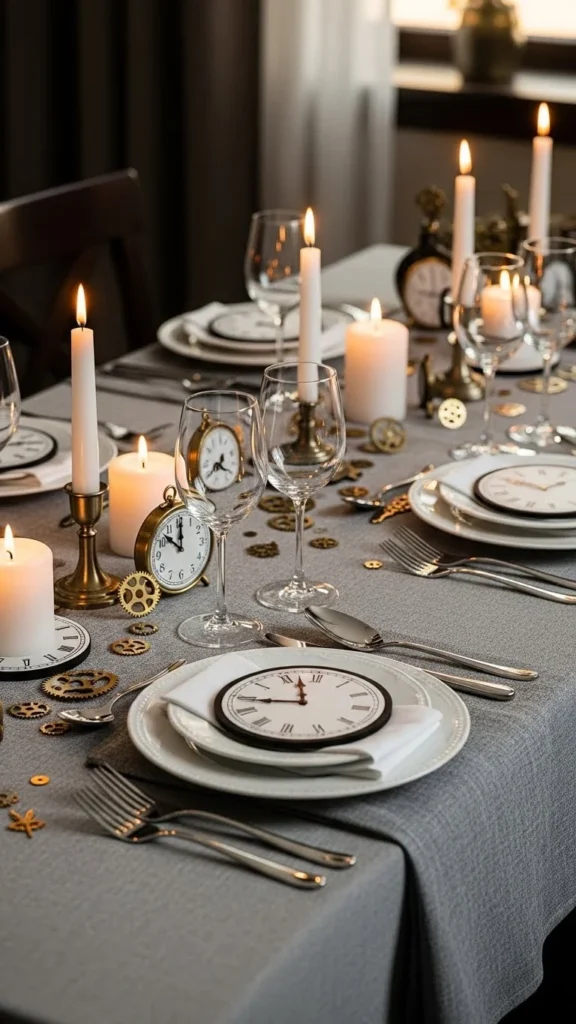 Miniature Clock-Themed Details