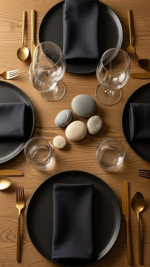 Minimal Black-and-Gold Theme