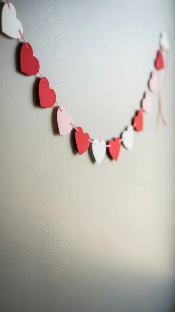 Minimal Heart Garland